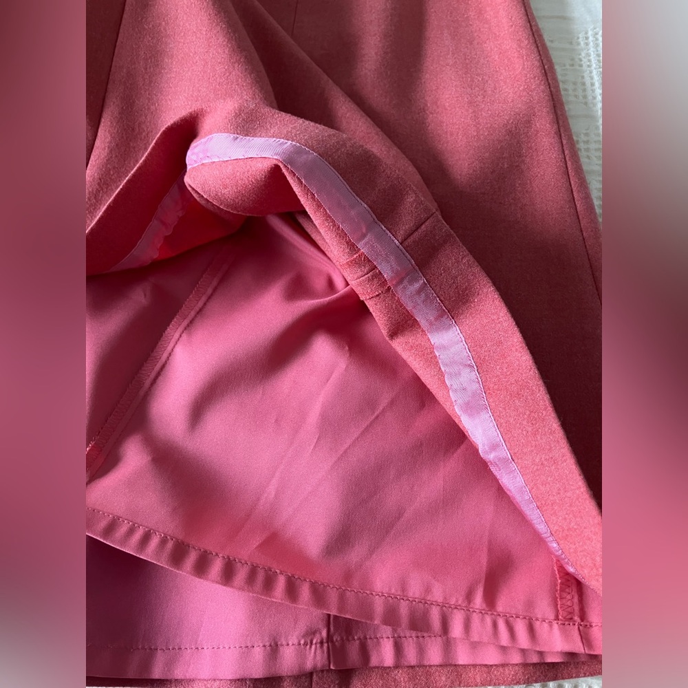 J CREW Wool Blend A-Line Salmon Skirt Size 4 - Picture 8 of 10